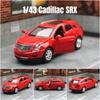 1/43 Cadillac SRX SUV Diecast Metal Toy Car Model for Children Pull Back Vehicle Miniature Collection Gift Kid Boy Match Box