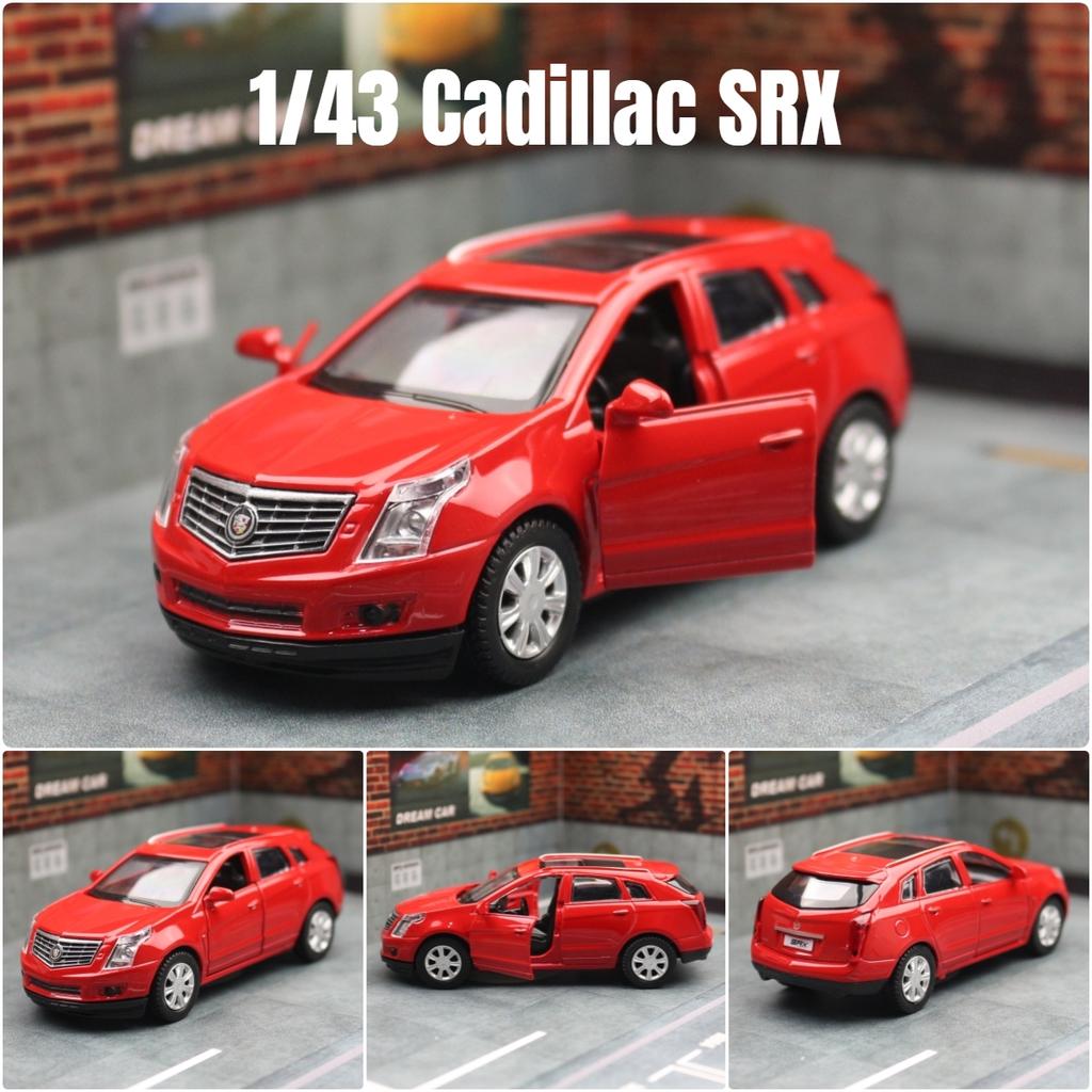 1/43 Cadillac SRX SUV Diecast Metal Toy Car Model for Children Pull Back Vehicle Miniature Collection Gift Kid Boy Match Box