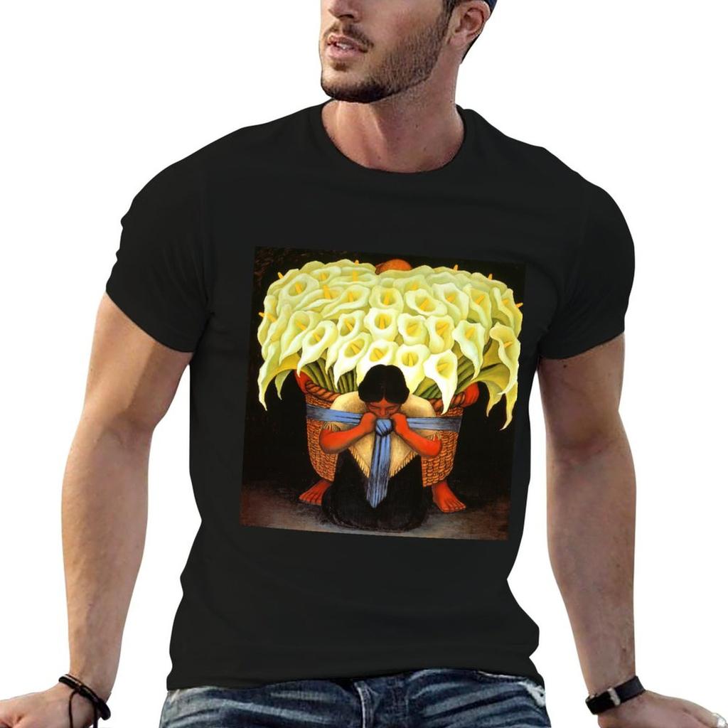 Diego Rivera Famous Paintings TShirt High Elasticity Sports TShirt