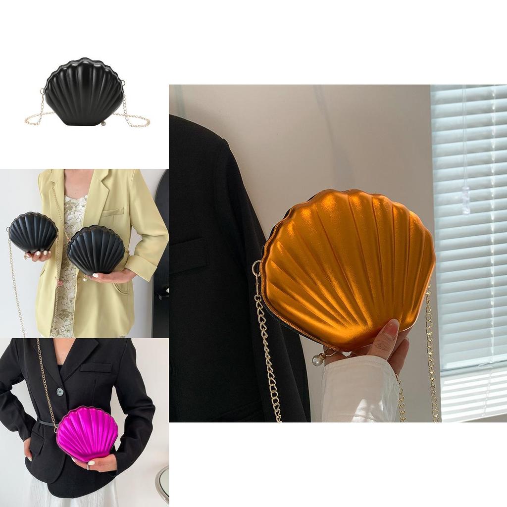 Elegant Shell-shaped Handbag For Women In Vibrant Colors Perfect For Daily Wear