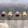Vacuum Suction Cup Hooks Push-to-Lock No Drill No Nails No Glue Required Wall Hook Heavy Duty Round Spherical Design Hanging Hook for Keys Towels Hats
