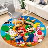 1pc Super Mario Bros Chair Carpet for Office Non-Slip, Soft & Comfortable, Carpet for Office, Gaming, Lightweight Round Floor Mat