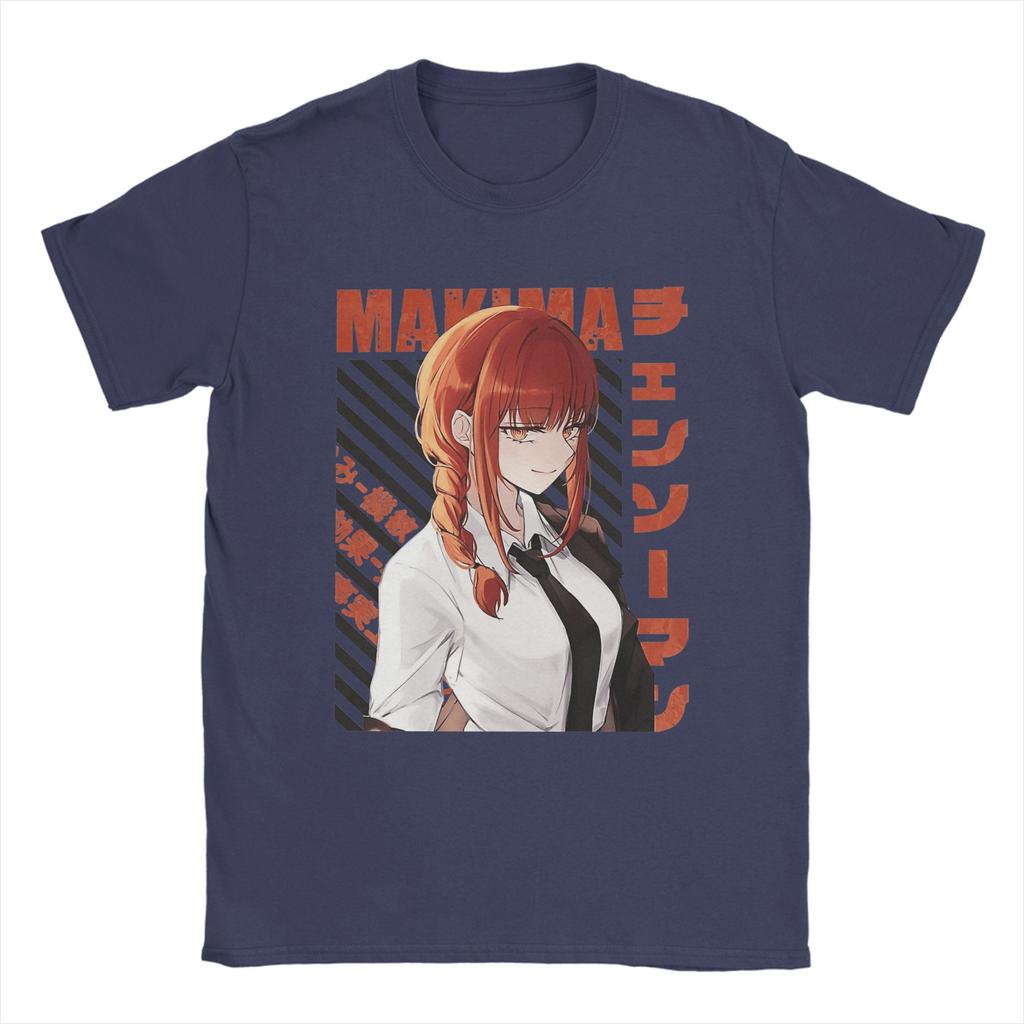 Chainsaw Main Anime Asa Mitaka T Shirts for Men Cotton Creative T-Shirts Crew Neck Tee Shirt Short Sleeve Clothes Plus Size