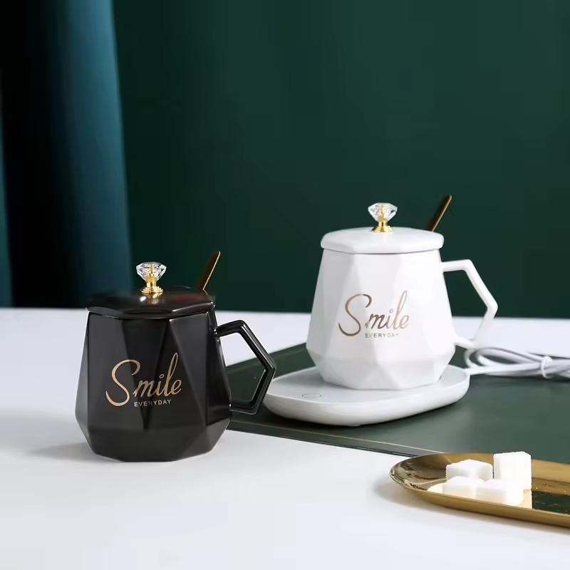 Smart Temperature Control Electric Cup Direct Deal Gift Set Matte Ceramic 55 Degree Mug Coffee Cup