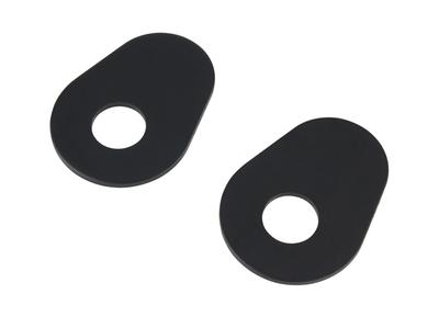 Soportes de Intermitentes para Motocicleta POSH FAITH para Yamaha, Juego de 2 Piezas, Negro, 065096-06