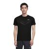 Li Ning Running Series Solid Color Logo Round Neck Short Sleeve T-Shirt Men Tops Black ATST513-1