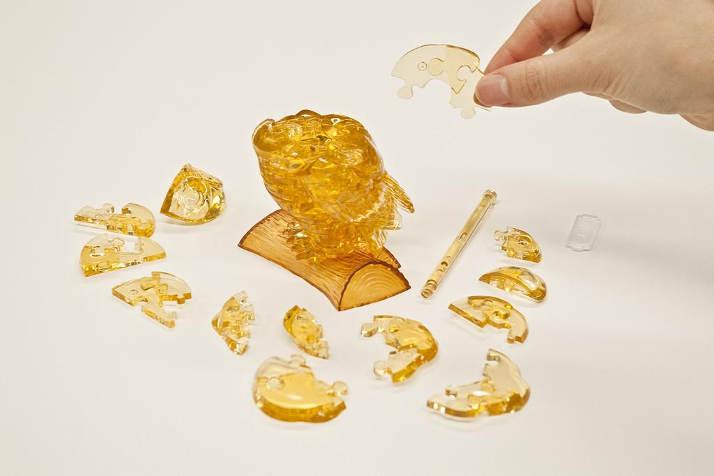 Crystal Puzzle Owl Gold 42-piece