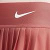 Nike Court Dri-FIT Advantage Plisowana Spódnica Tenisowa z Wysokim Stanem dla Kobiet Czerwona DR6850-655