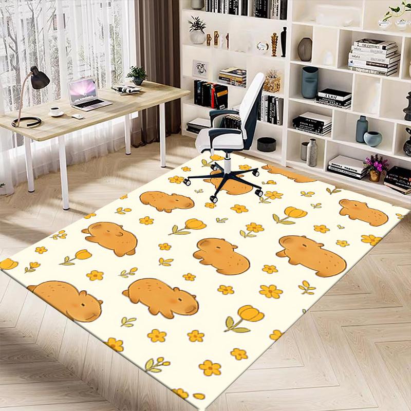 1PC Potato Flowers Extra Large Non-Slip Floor carpet, Office, family, bedroom, Studio - Large Area Rug Indoor Rugs, Vibrant Colors-W237