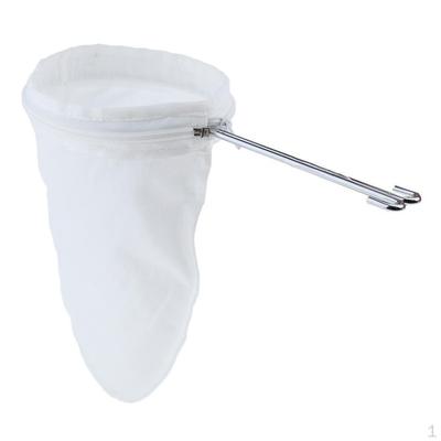 Reusable Filter Cheese Mesh Cloth Nut Milk Strainer Bag 5x 10inch with Zipper