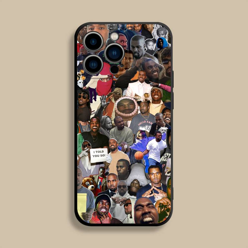 

Funny Kanye W-West Ye Phone Case For iPhone 17,16,15,14,13,12,Pro,Max,Plus,E,SE4,Air,Mini Black Soft Cover iPhone14promax