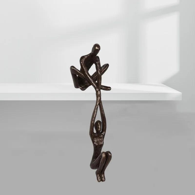 Creative Couple Art Sculpture Lover Statue Decoration Home Desktop Decoration Dancing Couple Hanging Sculpture Artwork Wholesale