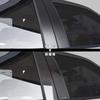 SecondStage Toyota Yaris Cross Pillar Garnish Carbon Fiber for vehicles without T557DCB (Digital Look, visors) /
