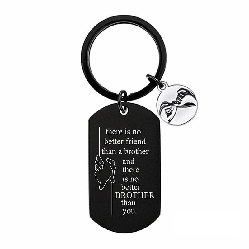 Sunflower Stainless Steel Best Friend Keychain Gift Pendant