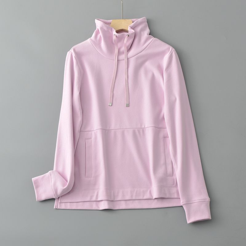 

Свитер, нижняя рубашка, экспортный оригинальный образец, женская одежда, весна и осень, новое поступление, свободный, стройнящий, повседневный, с длинным рукавом, флисовый свитер Light purple M