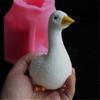 3D Gooses Animal Figurine Silicone Candle Molds for Candle Soap Making Gypsum Decoration Cement Clay Silicone Molds