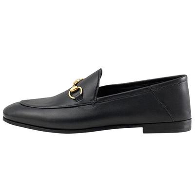 Damesko Læder Horsebit Loafer 'Sort' Dame 414998 DLC00 1000