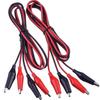 4Groups 1M Alligator Clips Electrical,Insulated Test Leads with Alligator Clips,Double-ended Jumper Wires for Electrical Testing