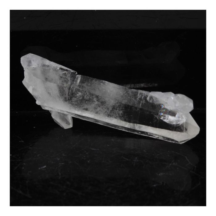 Pierres et Minéraux. Quartz biterminé. 24.75 ct. Puits Brides, La Gardette Mine, Bourg d'Oisans, France.