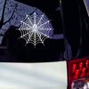 Spider Web Style Car Body Window Sticker Reflective Decal Decor Accessories