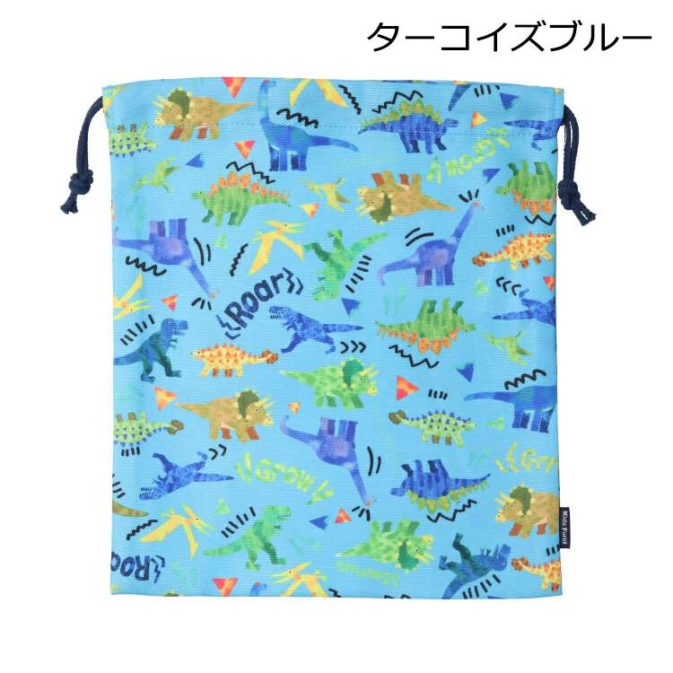 [Children's Clothing] Kids Foret (Kids Foret) Unicorn, Working Car, Dinosaur, Strawberry Pattern Drawstring Bag M B11609