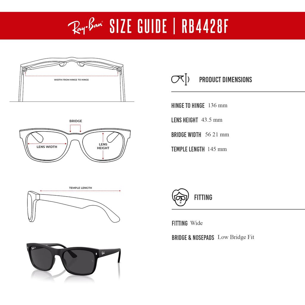 Sunglasses RB4428F Asian Fit Ray-Ban