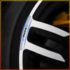 4Pcs Car Badge Emblem Wheel Hub Rims Decor 3D Stickers Aluminum For Volkswagen Golf-5 6 7 MK6 Jetta Lavida Polo Tiguan Passat B5 B6 B7