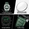POEDAGAR Original Fashion Men Clock Luminous Waterproof Chronograph Date Watch for Man Luxury Leather Quartz Watches Reloj