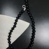 SUZURAN cavier onyx necklace_Caviar onyx gemstone necklace