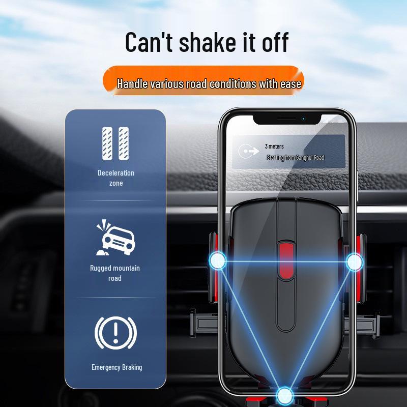 Multifunctional Car Dashboard Phone Holder with Suction Cup