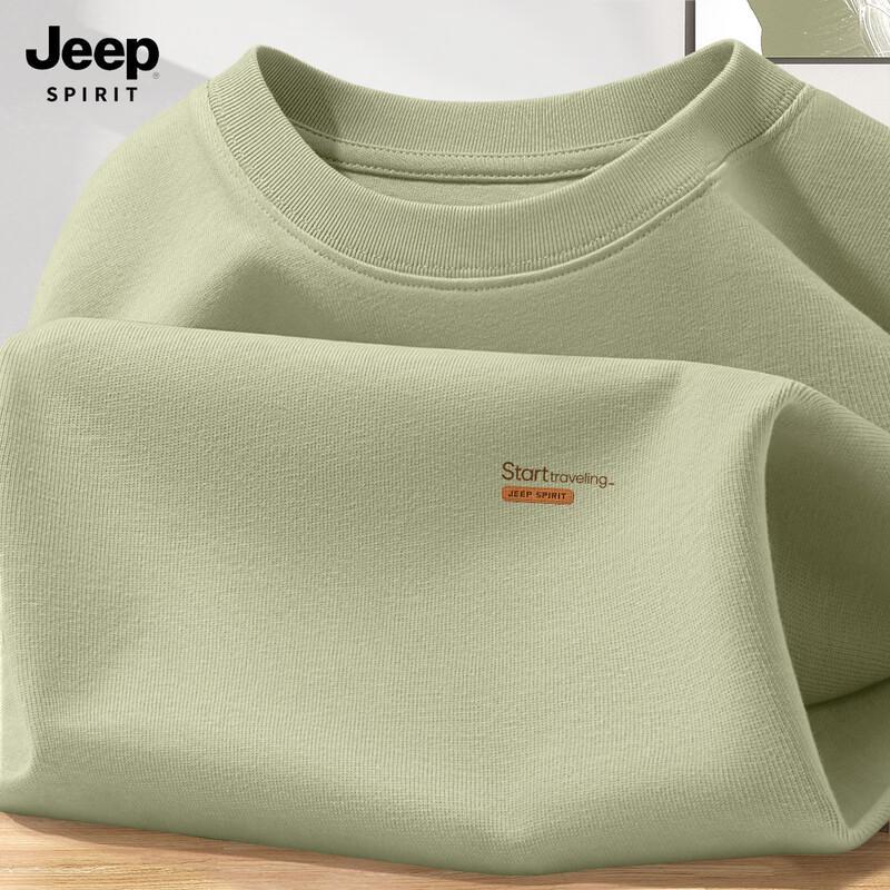 JEEP SPIRIT Men's 2025 Pure Cotton Long Sleeve T-Shirt