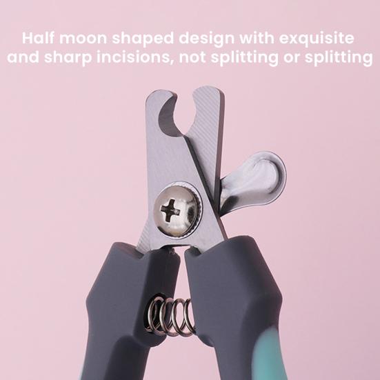 Pet Nail Clippers Portable Pet Nail Trimmer Safe Cat Nail Clippers with Safety Guard To Avoid Overcutting Grooming Tool for Cats Dogs