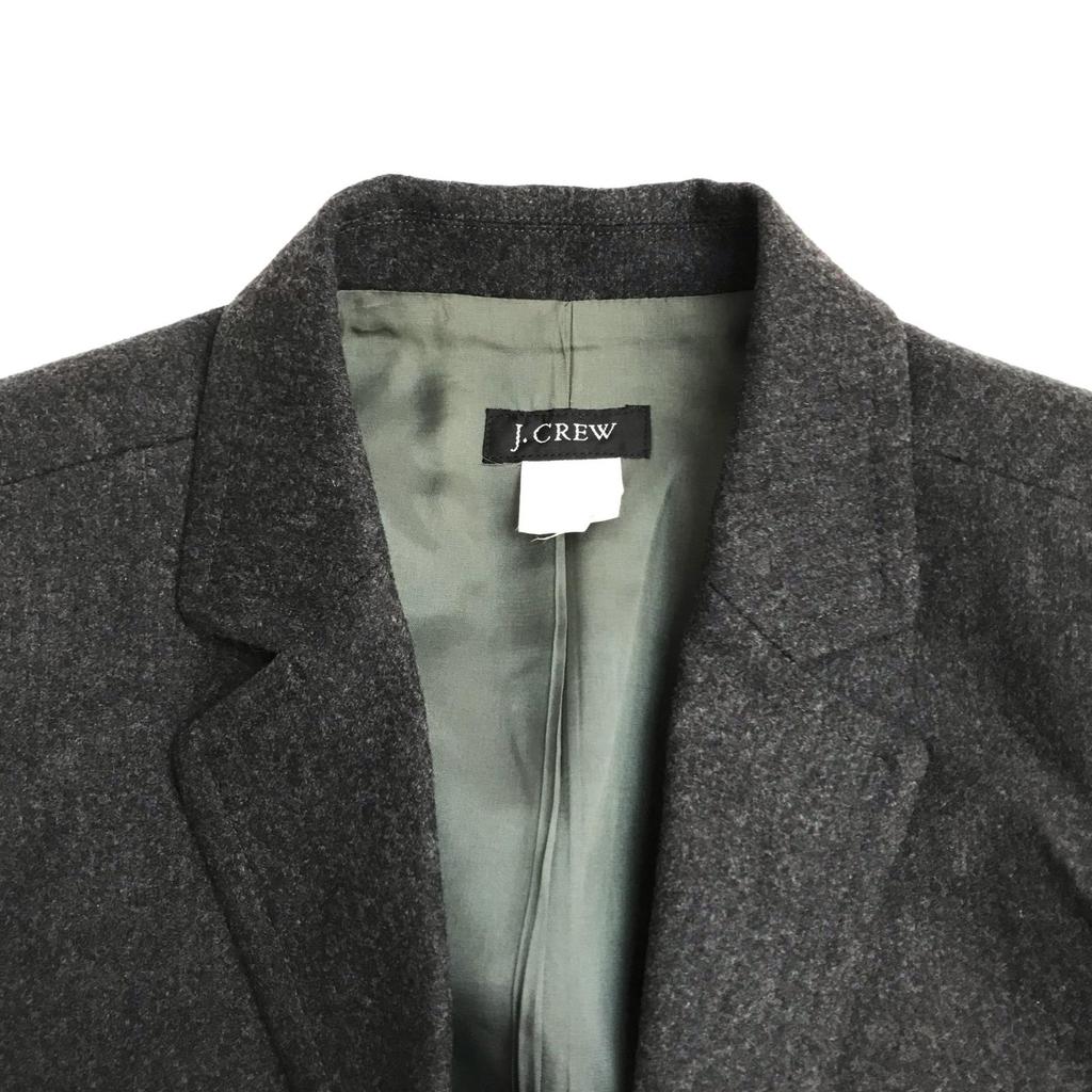 j.crew Mini Skirt Suit Set [4/Women L-XL/Gray] Japan Made(USED)