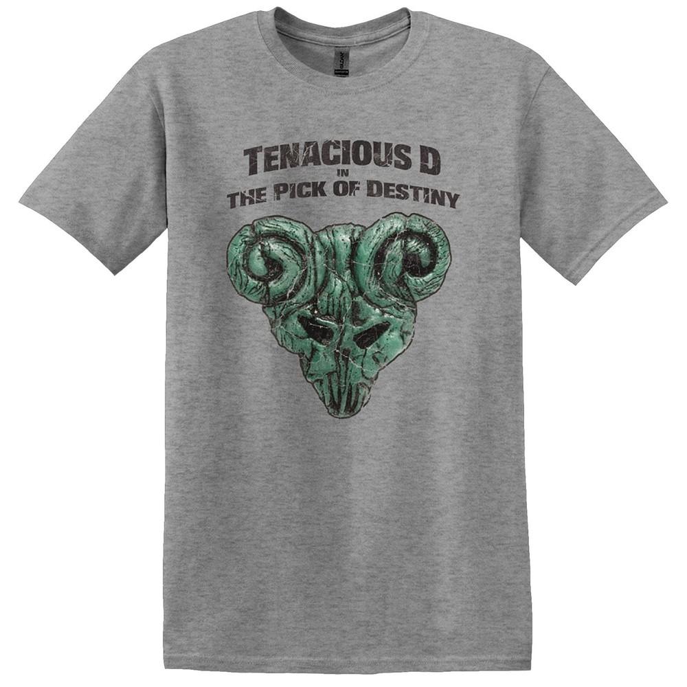 

Men s Tenacious D Distressed Pick of Destiny T-shirt Heather 4XL