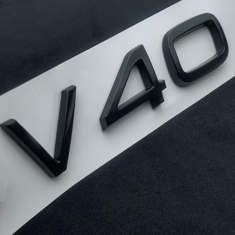1 Stück 3D ABS Heckklappen Buchstaben Logo Emblem Abzeichen Aufkleber V40 V50 V60 V70 V90 Zubehör