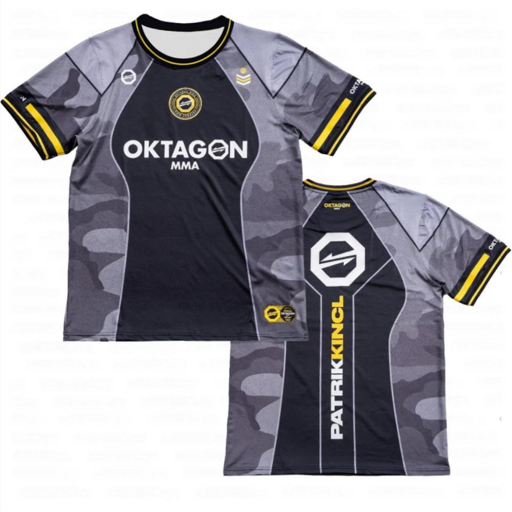 Letni Nadruk Walczący Wojownik Fani Uniform Męski Damski Oddychający Okrągły Dekolt Krótki Rękaw Męski Casual T-shirt Koszulka
