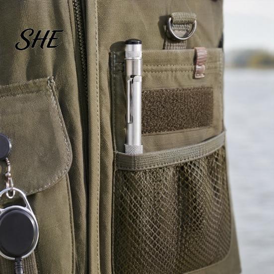 Fishing Tackle Sharpener Pen Type Portable Hook Sharpener, Heavy Duty Metal Sharpening Tool, Cutter Rod with Clip, Accessories