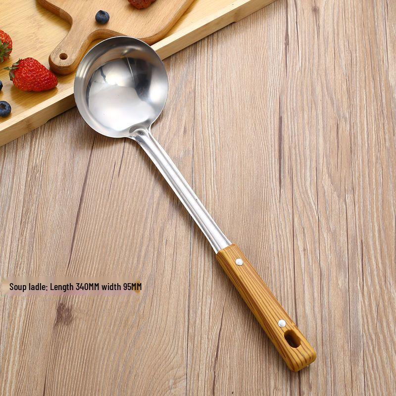 

Кухонный набор из нержавеющей стали: лопатка и шумовка