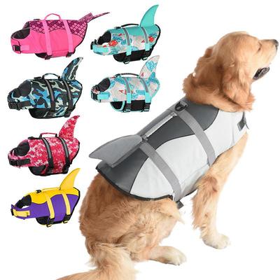 Mermaid Dog Life Jacket for Summer Swimming - Fits Small Dogs, French Bulldogs, and Golden Retrievers