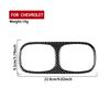 For Chevrolet Trailblazer 2002-2009 Real Carbon Fiber Stickers Central air Vent outlet Panel Car Accessories Interior decorative