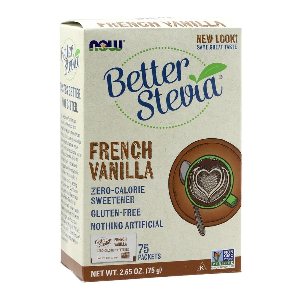 Better Stevia Packets, French Vanilla - 75 packets