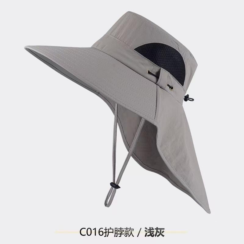 New Outdoor Summer Sun Protection Hat, UV Protection Bucket Hat Women's High-end Sense Hat Direct Supply