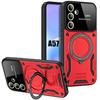 Case for Samsung Galaxy A57 5G, Shockproof Hard with Magnetic Ring Camera Protection - Red