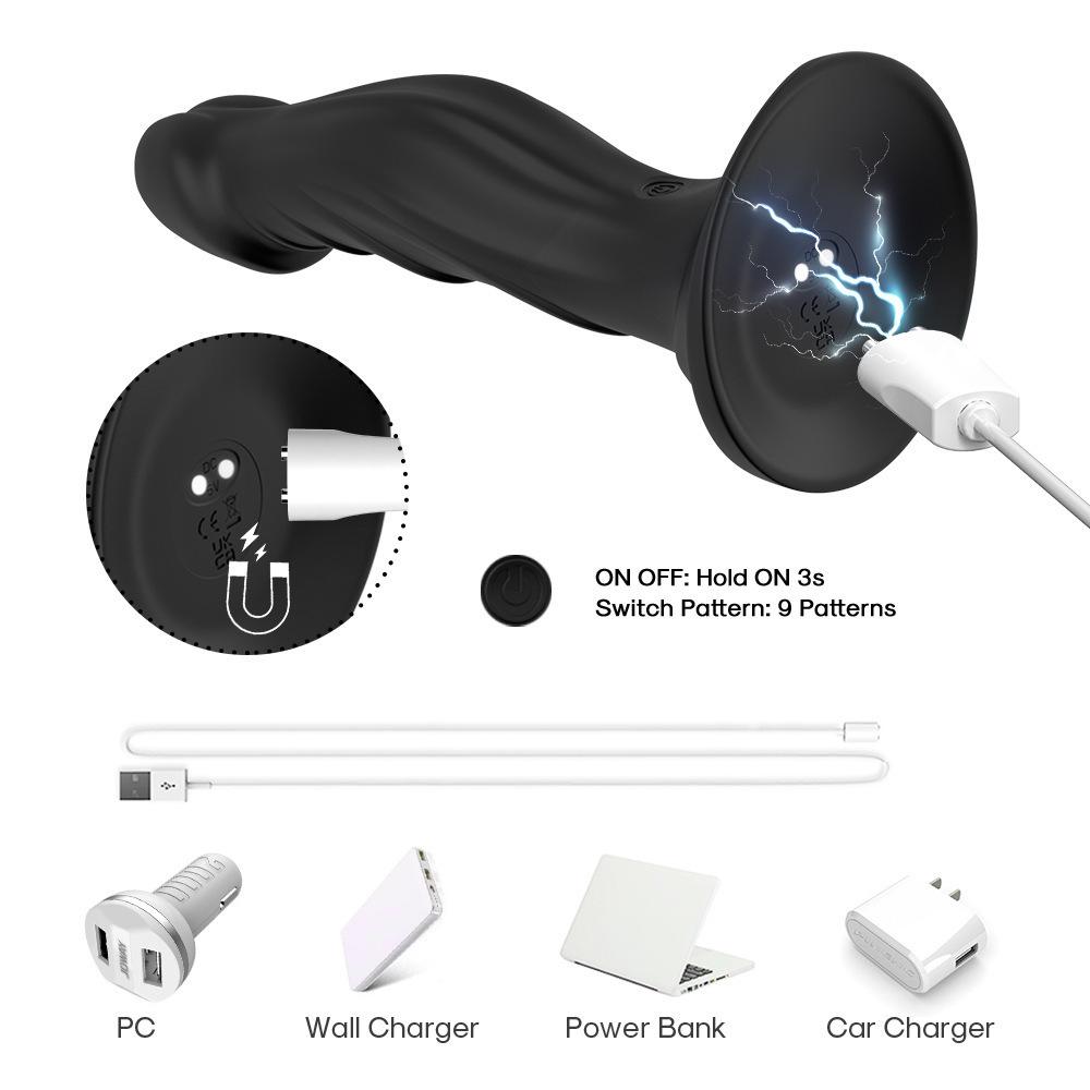Alien Horse-Shaped Dildo with Suction Cup - Vibrating Silicone Strap-On for Women - Adult Sex Toy