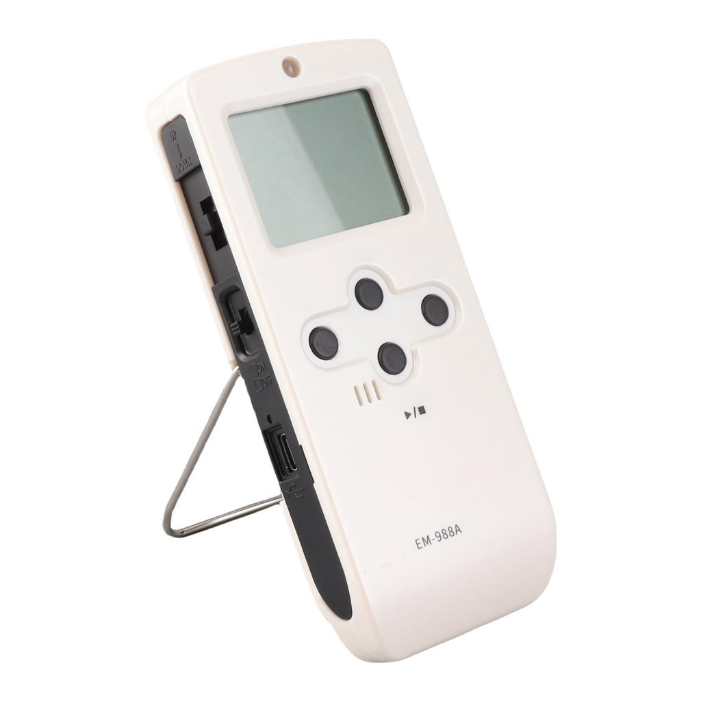 Metronom Elektrisch Einstellbar Universal LCD-Anzeige für Gitarre Klavier Bass Violine EM988AWeiß