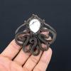Dendrite Opal 999 Copper Wire Wrapped Pendant, Handmade Gemstone Jewelry Pendant Gift For Birthday