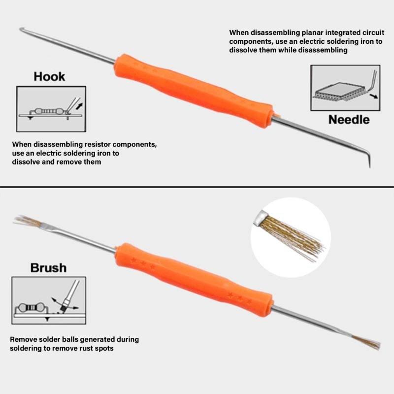 6Pcs Welding Assist Disassemble Tool Soldering Solder Iron Electronic Heat Assist Repair Tool for Electronic Components