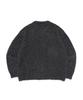 Analog Mood (Unisex) Wool Round Back Knit Cardigan (Gray)