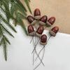 2/5 Sets Pack Artificial Mini Foam Fake Nuts Pine Cones 6Pcs/Lot for Christmas Wedding Tree Vegetable Berry Flowers Home Decor