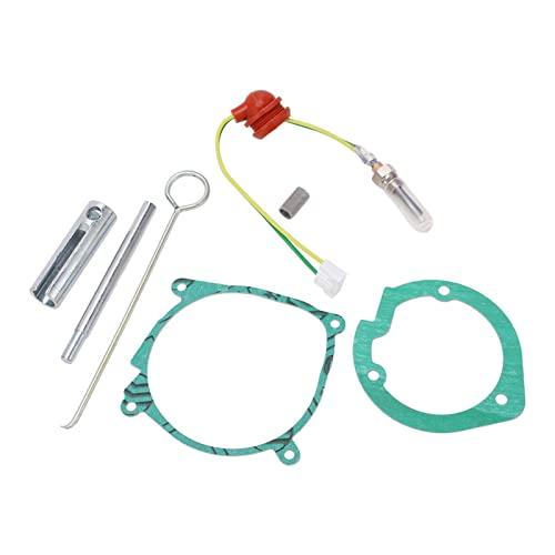 12V 2KW Air Parking Heater Glow Plug Repair Kit with Ceramic Glow Plug Wrench and Gasket for Webasto (Part Number 252069100102)
